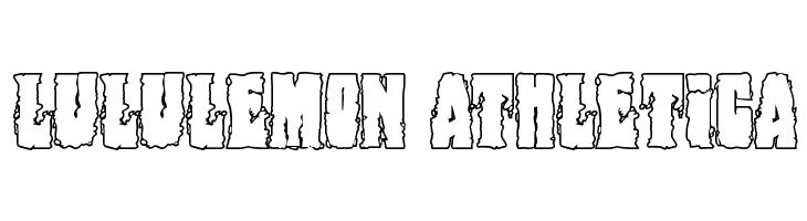 Bog Beast Outline  Descarca Fonturi Gratis