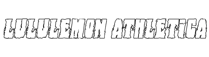 Bog Beast Outline Italic  Descarca Fonturi Gratis