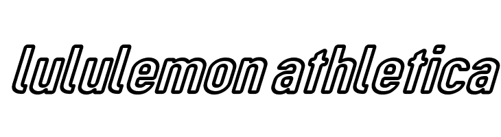 DIN Rundschrift Breit KonturKursiv  Descarca Fonturi Gratis