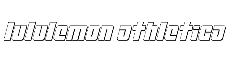 Mobile Infantry 3D Italic  Descarca Fonturi Gratis