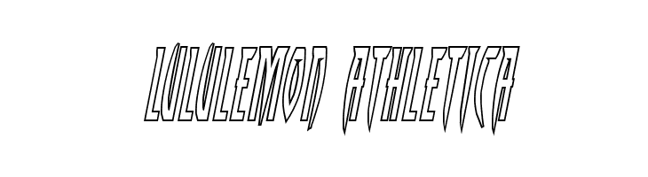 Inhumanity Outline Italic  Descarca Fonturi Gratis