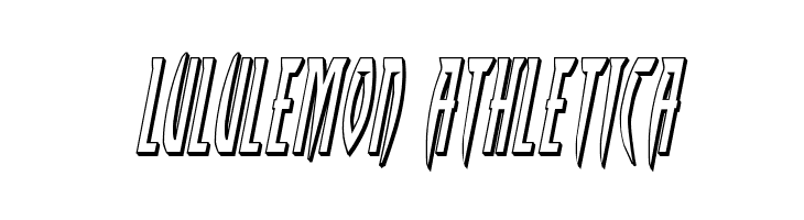 Inhumanity 3D Italic  Descarca Fonturi Gratis