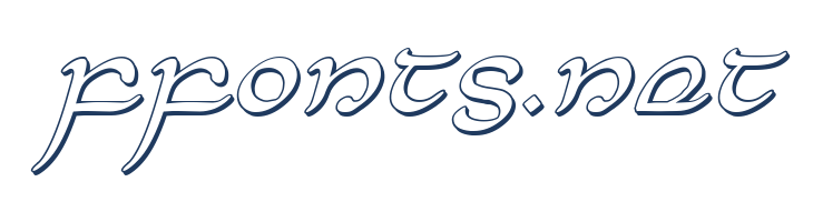 Half-Elven 3D Italic font — Lorem ipsum body text preview