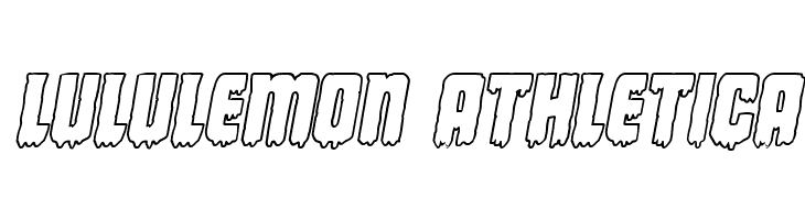 Deathblood Outline Italic  Descarca Fonturi Gratis