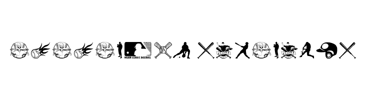 Baseball Icons  Descarca Fonturi Gratis