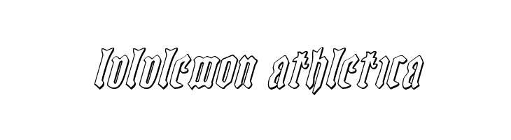 Westdelphia 3D Italic  Descarca Fonturi Gratis