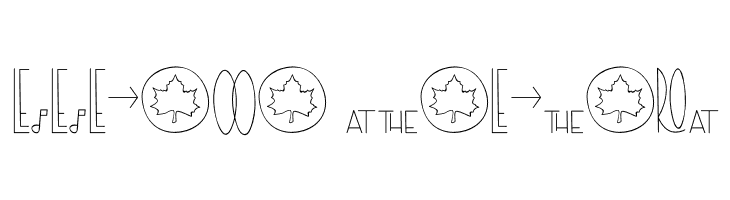 TheRamble-SymbolsandLigatures  Descarca Fonturi Gratis