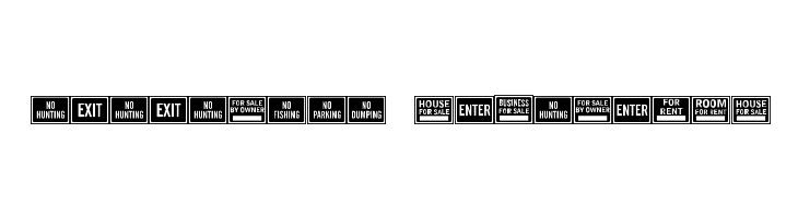 All-Purpose Signs JL  Descarca Fonturi Gratis