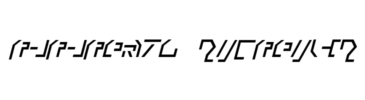 Modern Cybertronic Italic  Descarca Fonturi Gratis