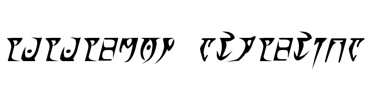 Daedra Bold Italic  Descarca Fonturi Gratis
