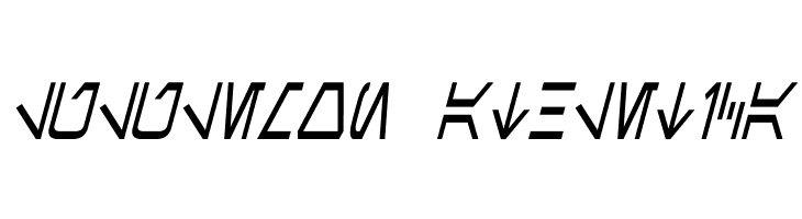 Aurebesh Condensed Italic  Descarca Fonturi Gratis