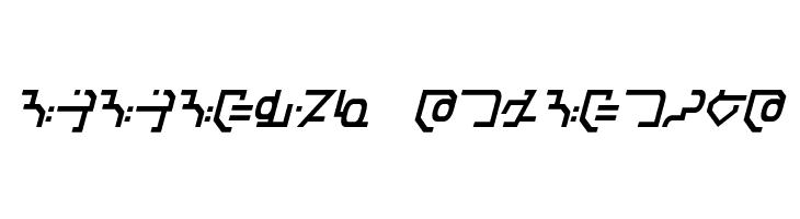 Modern Destronic Italic  Descarca Fonturi Gratis