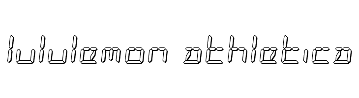 LED Sled 3D  Descarca Fonturi Gratis