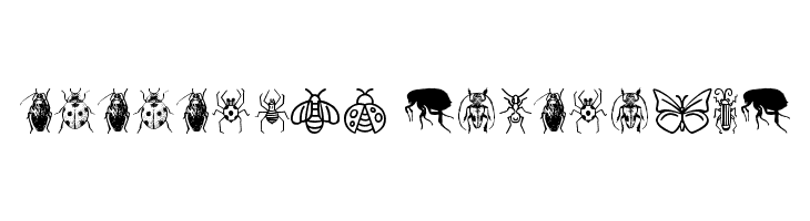 Insect Icons  Descarca Fonturi Gratis