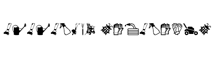 Garden Icons  Descarca Fonturi Gratis