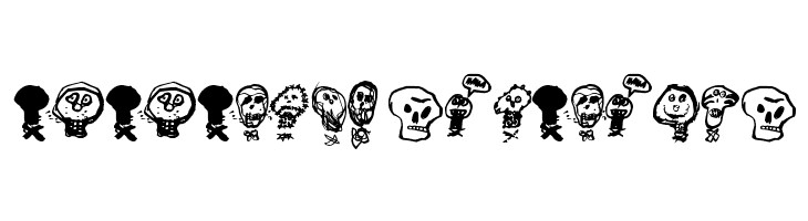 Pääkallojen hyökkäys  Descarca Fonturi Gratis