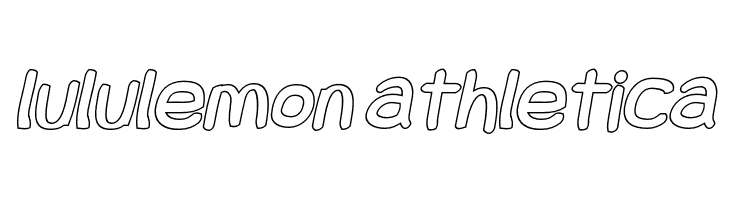 Snowfall Black Outline Oblique  Descarca Fonturi Gratis