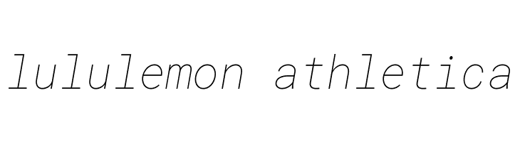 Roboto Mono Thin Italic  Descarca Fonturi Gratis