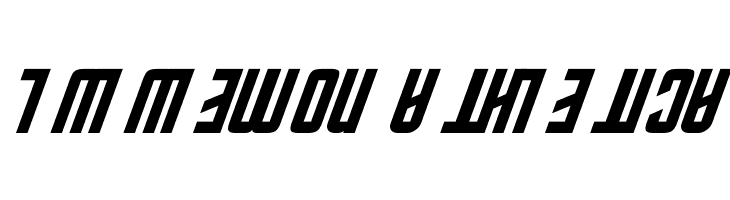 Polski DIN Trek Kursywa  Descarca Fonturi Gratis