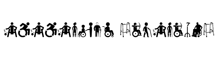 Disabled Icons  Descarca Fonturi Gratis