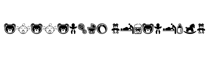 baby icons  Descarca Fonturi Gratis