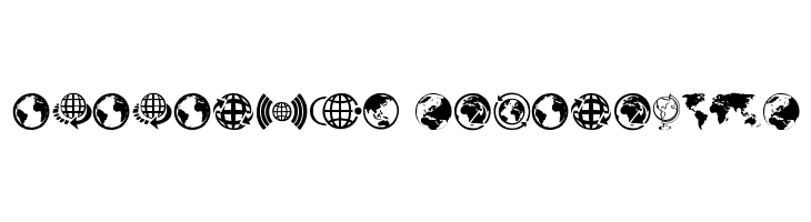 Globe Icons  Descarca Fonturi Gratis