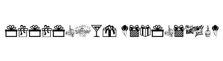 Happy Birthday  Descarca Fonturi Gratis