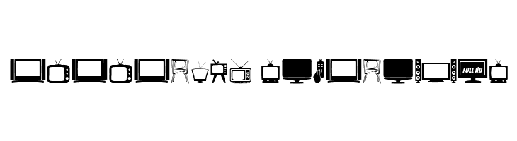 T.V.  Descarca Fonturi Gratis