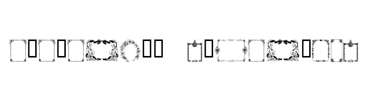 KR Christmas Frames  Descarca Fonturi Gratis