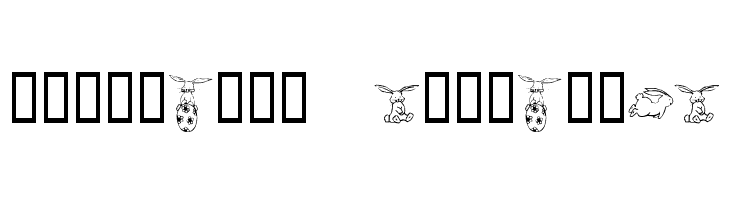 KR Five Bunnies  Descarca Fonturi Gratis