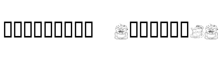 KR Birthday Cake! Dings  Descarca Fonturi Gratis