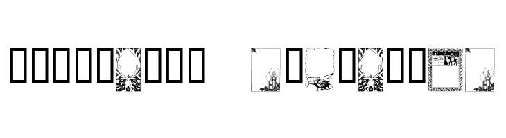 KR Holiday Frames 1  Descarca Fonturi Gratis