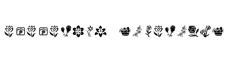 KR Kat's Flowers 4  Descarca Fonturi Gratis