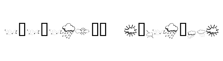 KR Weather Dings  Descarca Fonturi Gratis