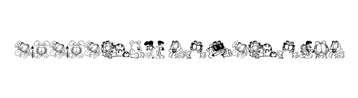 Garfield Hates Mondays Loves Fonts  Descarca Fonturi Gratis