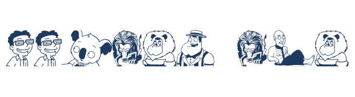 American Dad Good Morning USA font — Lorem ipsum body text preview