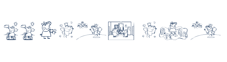 Peppa Pig font — Lorem ipsum body text preview