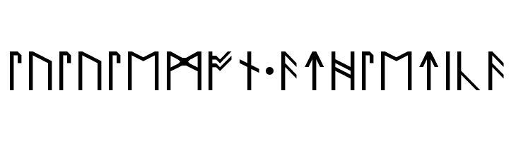 Anglo Saxon Runes Regular  Descarca Fonturi Gratis