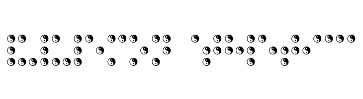 BRAILLE TAIJITU  Descarca Fonturi Gratis