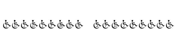 JLR Wheelchair  Descarca Fonturi Gratis