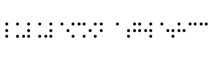 CHMC Braille  Descarca Fonturi Gratis