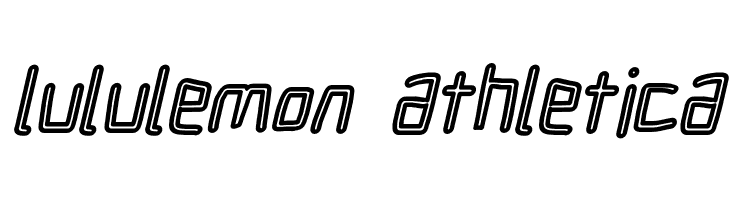 Electronic Outline Italic  Descarca Fonturi Gratis