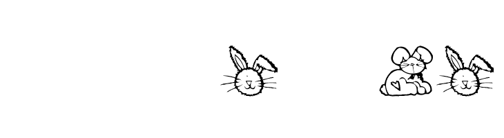 AEZ bunnies  Descarca Fonturi Gratis
