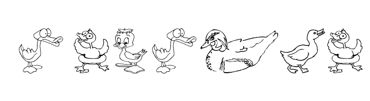 AEZ here ducky, ducky  Descarca Fonturi Gratis