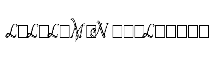 Wrenn Initials Shadowed Cond  Descarca Fonturi Gratis