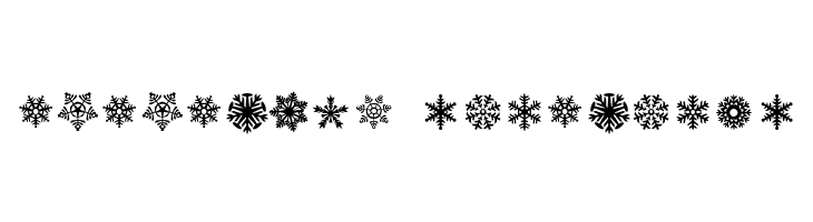 DH Snowflakes  Descarca Fonturi Gratis