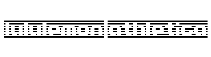 D3 DigiBitMapism type B wide  Descarca Fonturi Gratis