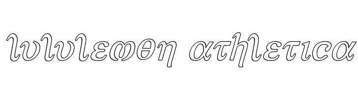 Achilles Outline Italic  Descarca Fonturi Gratis