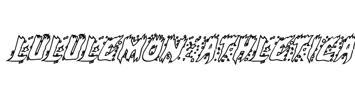 Hot Kiss Outline Italic  Descarca Fonturi Gratis