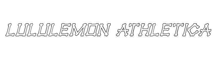 xBONES Outline Italic  Descarca Fonturi Gratis